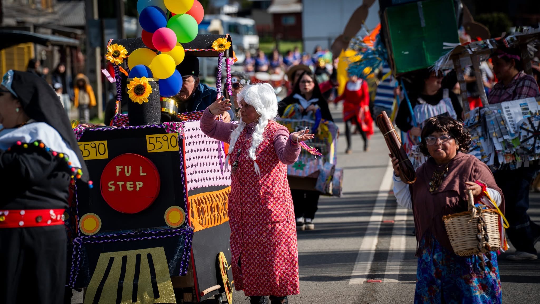 Los Muermos cerró la segunda Ecoescuela de Carnaval Sustentable con una gran celebración comunitaria