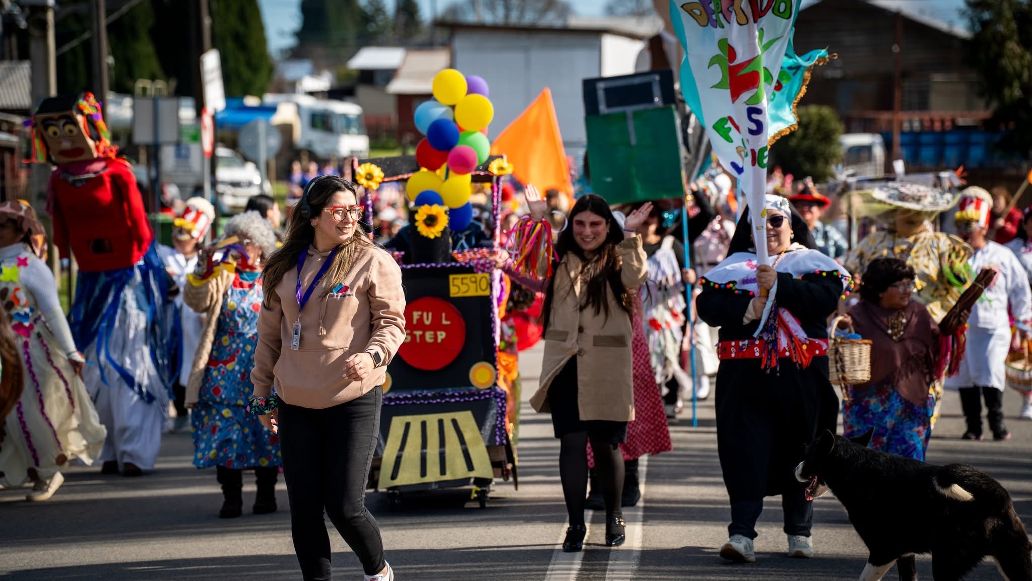 Los Muermos cerró la segunda Ecoescuela de Carnaval Sustentable con una gran celebración comunitaria