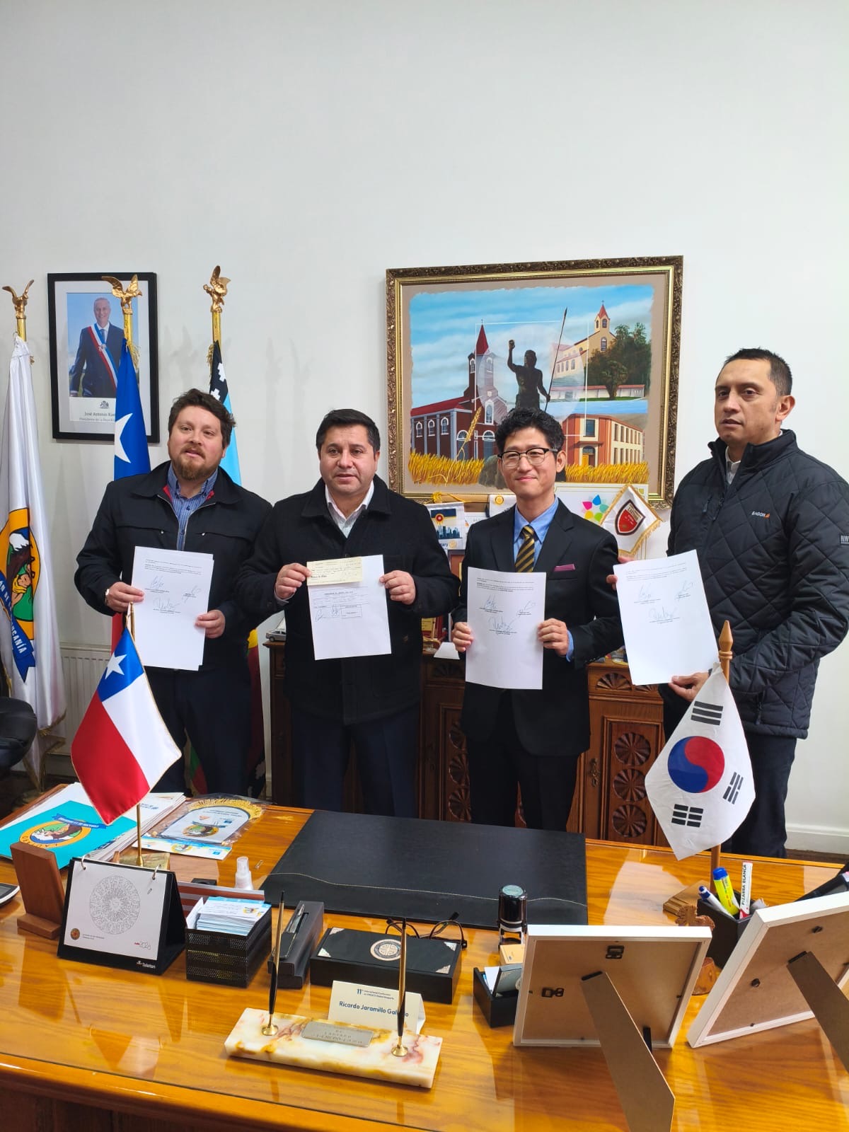 Municipalidad de Lautaro y Fundación EAGON renuevan convenio para fortalecer la formación artística en la comuna